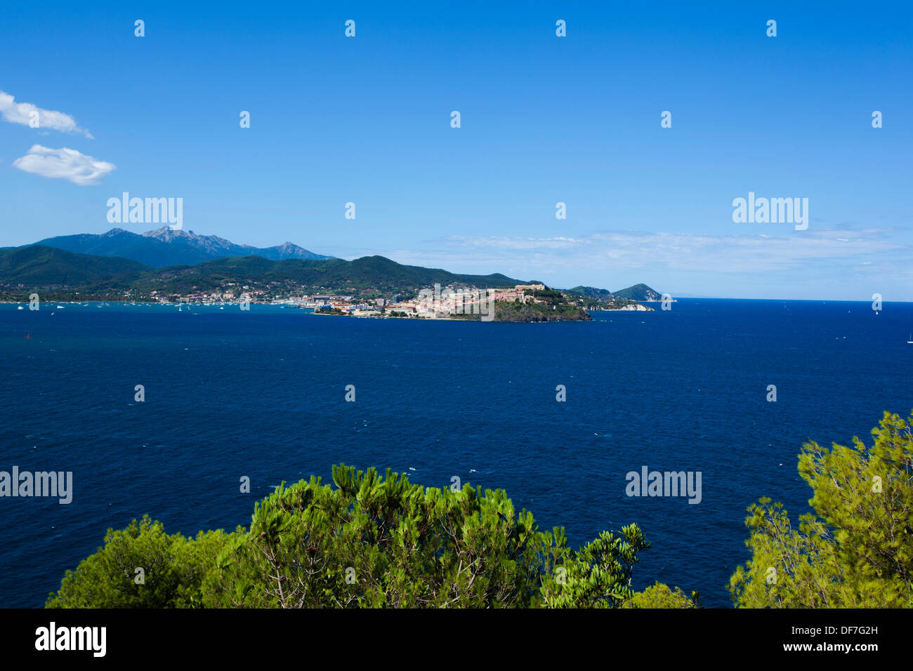 Portoferraio sull'isola d'Elba italiano Foto Stock