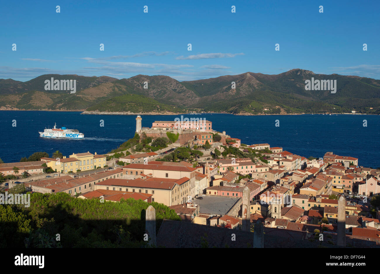 Portoferraio sull'isola d'Elba italiano Foto Stock