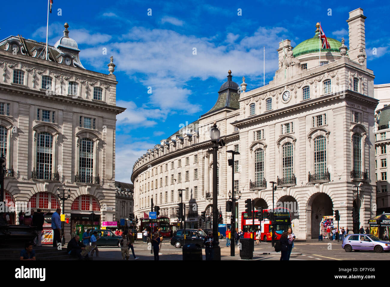 Piccadilly Circus-London Foto Stock