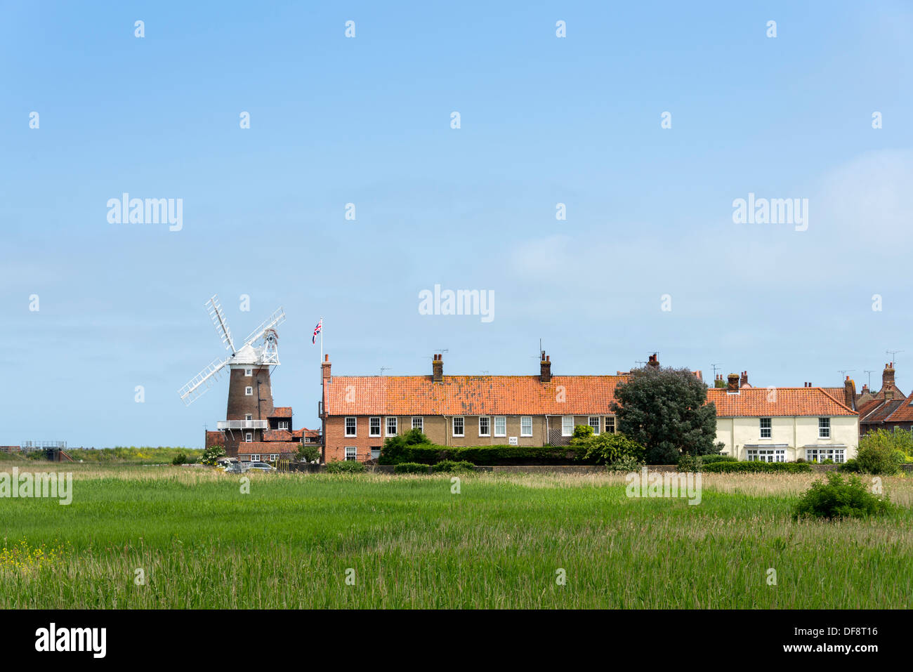 Cley Windmill Cley accanto al mare, Norfolk, Inghilterra. Foto Stock