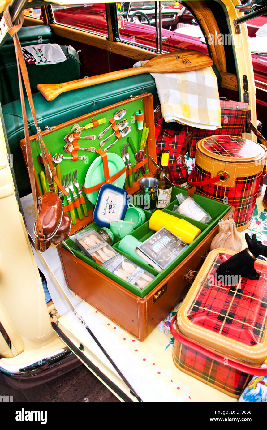 Cestino di picnic Foto Stock