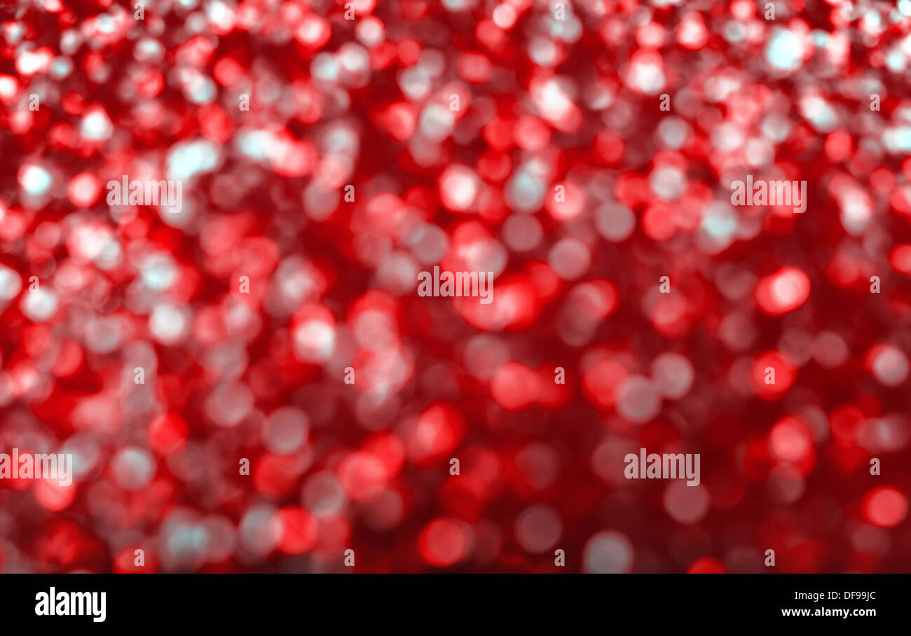 Abstract le luci di Natale come sfondo Foto Stock