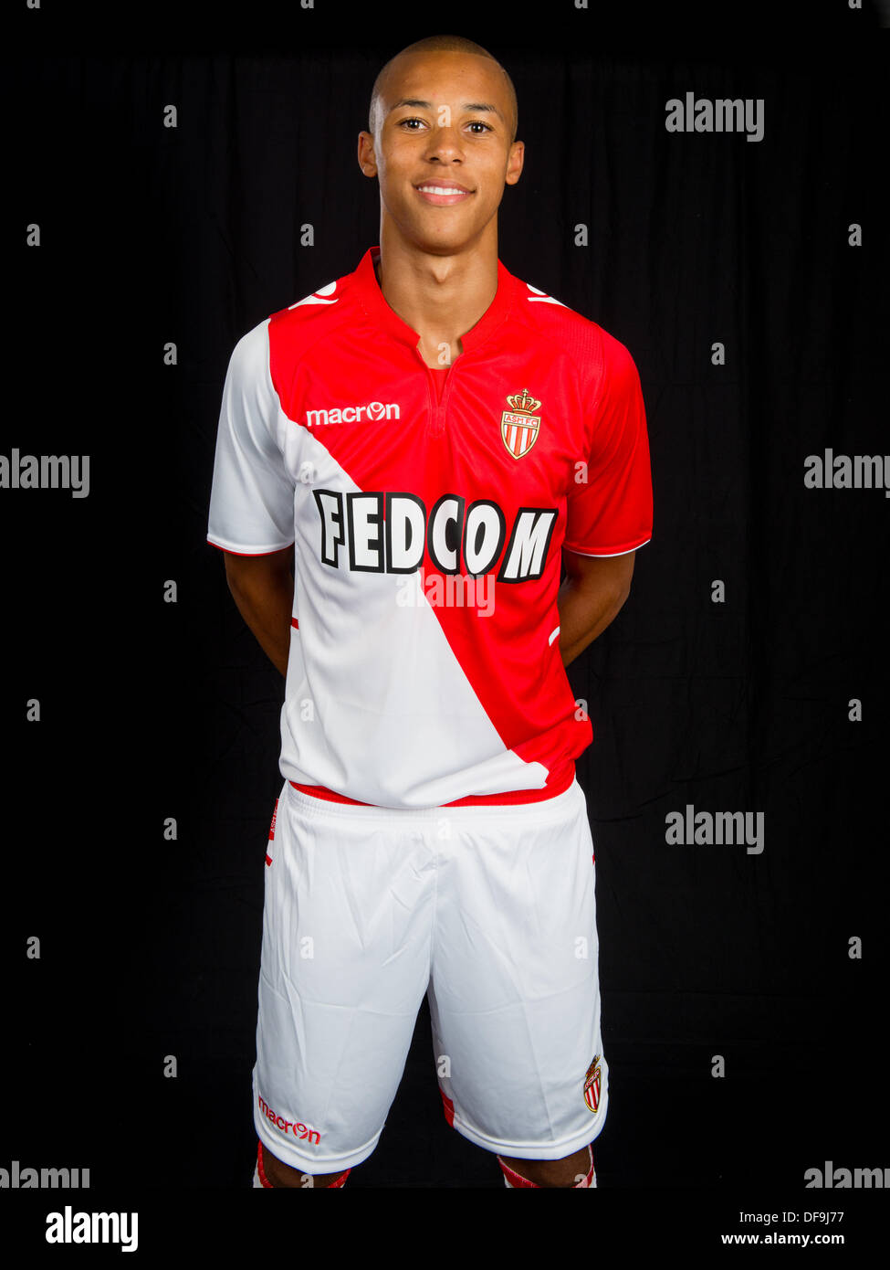 Settembre 2013. French League 1 football team Monaco foto ufficiale-shoot per la stagione 2013-14. Marcel Tisserand Foto Stock