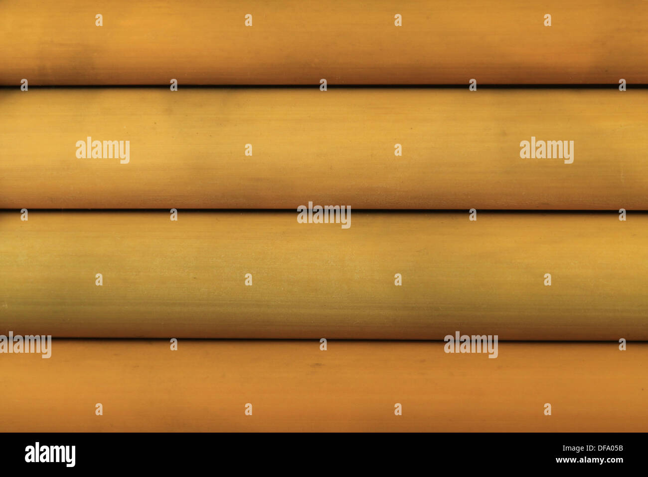 Tubi di bambù Foto Stock