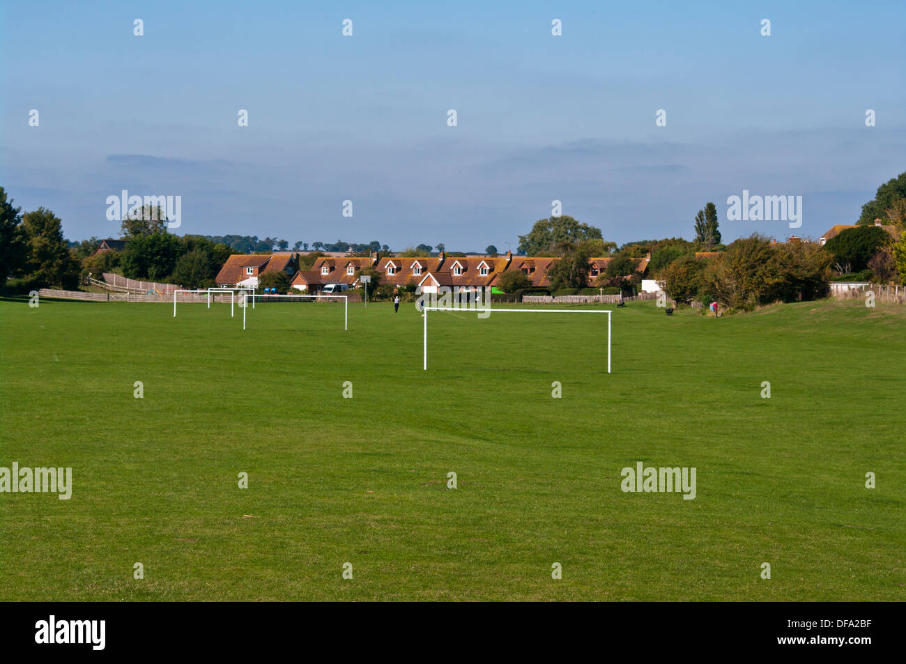 Autorità locali campi da calcio Foto Stock