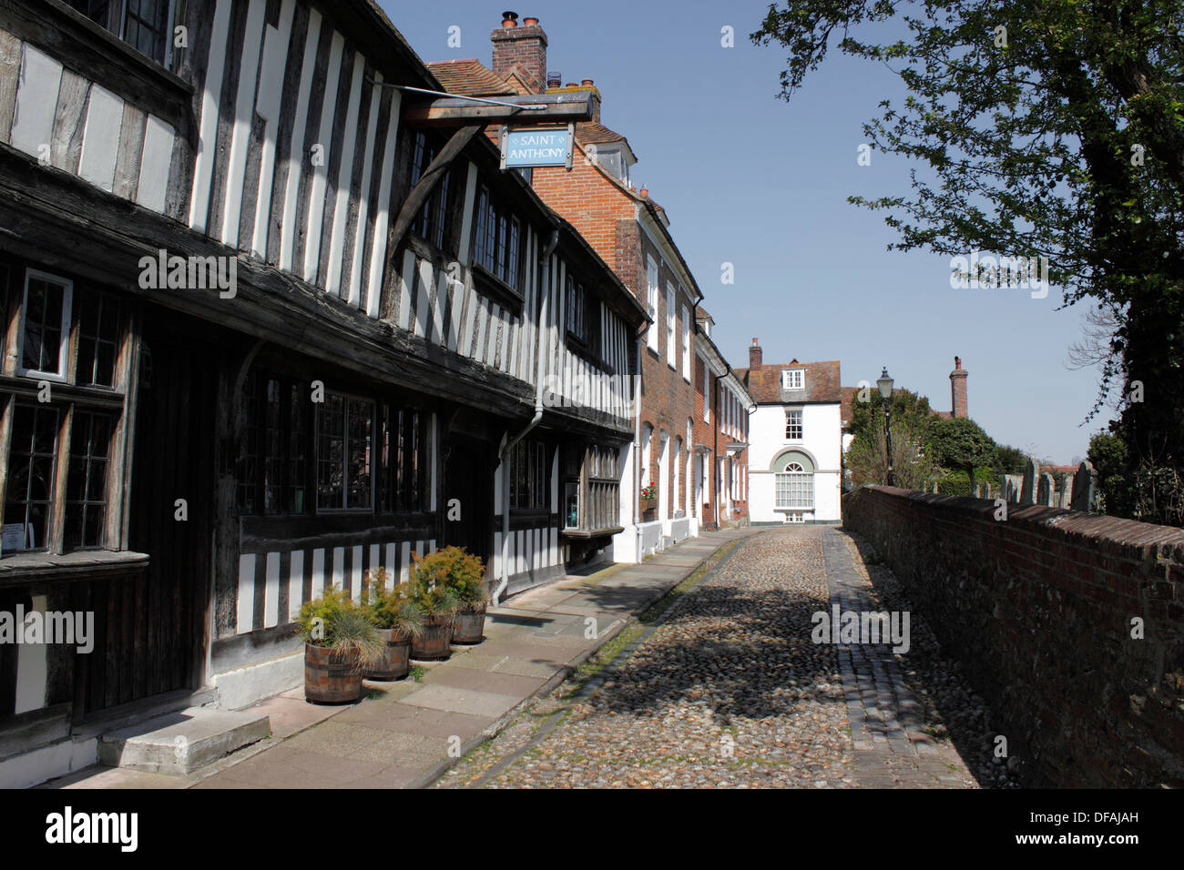 Piazza della Chiesa. La segale. EAST SUSSEX. Regno Unito Foto Stock