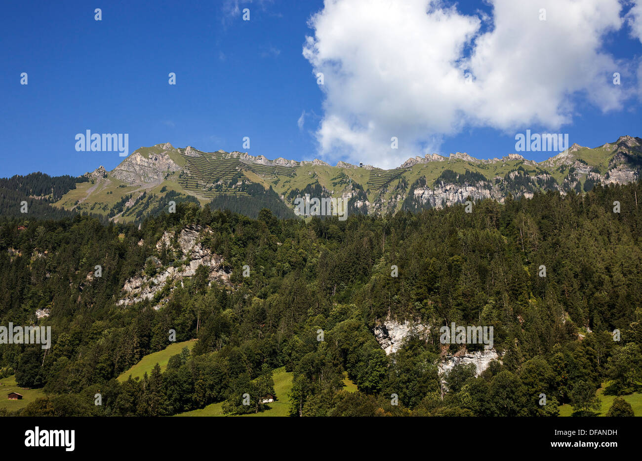 Picco Männlichen vista generale Foto Stock