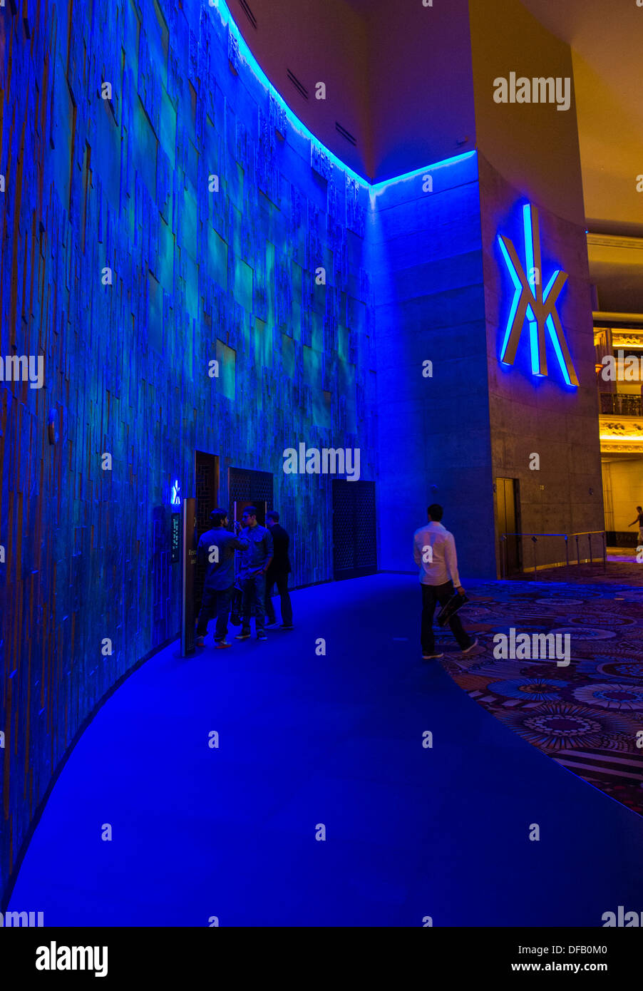 Il Hakkasan Night club in hotel MGM di Las Vegas Foto Stock