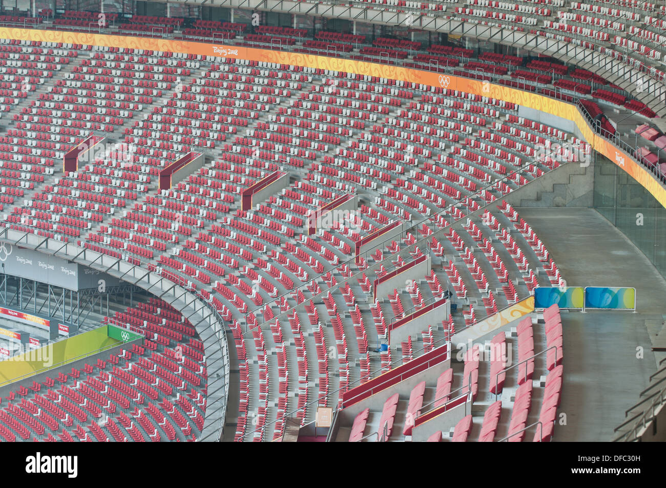 Stadio Nazionale di noto anche come il nido di Chaoyang District, Pechino, Cina Foto Stock