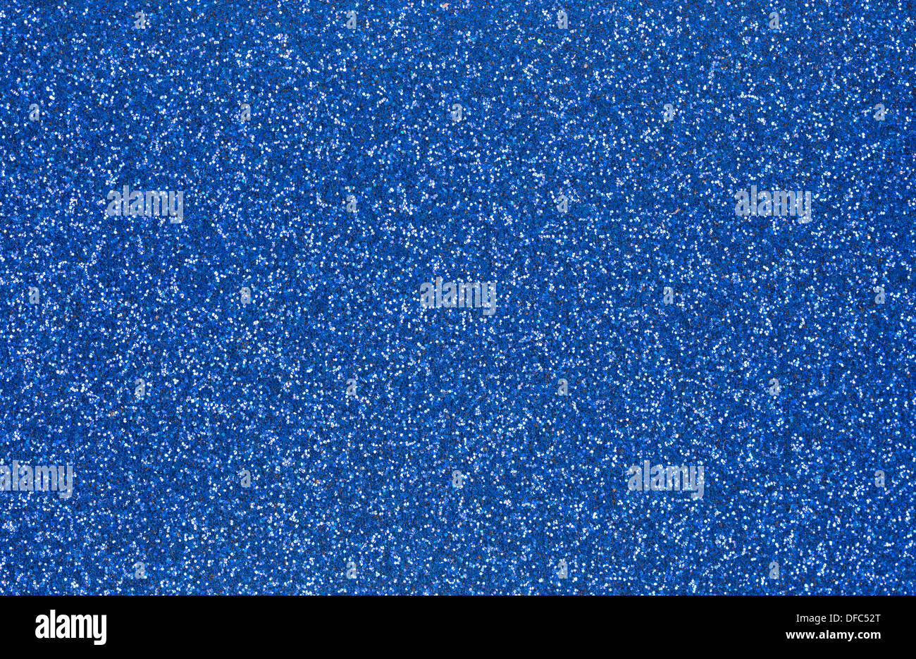 Chiudere la vista di un blu brillante glitter sfondo. Foto Stock