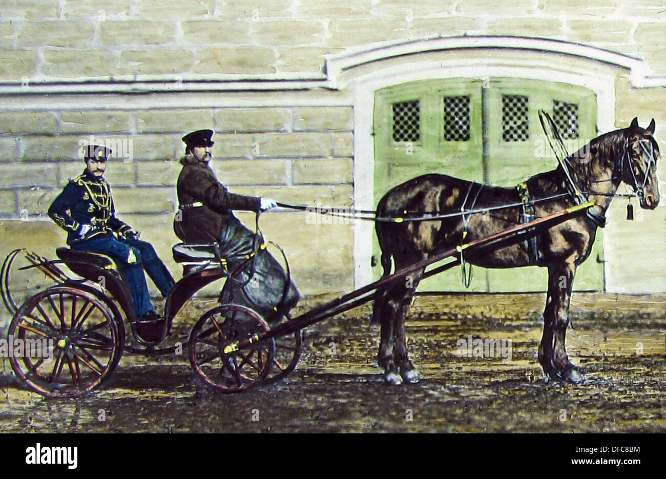 Carrello russo pre-1900 Foto Stock