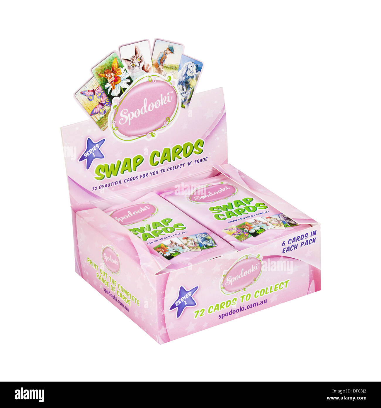Schede Spodooki - gioco per bambini - Picture Card Foto Stock