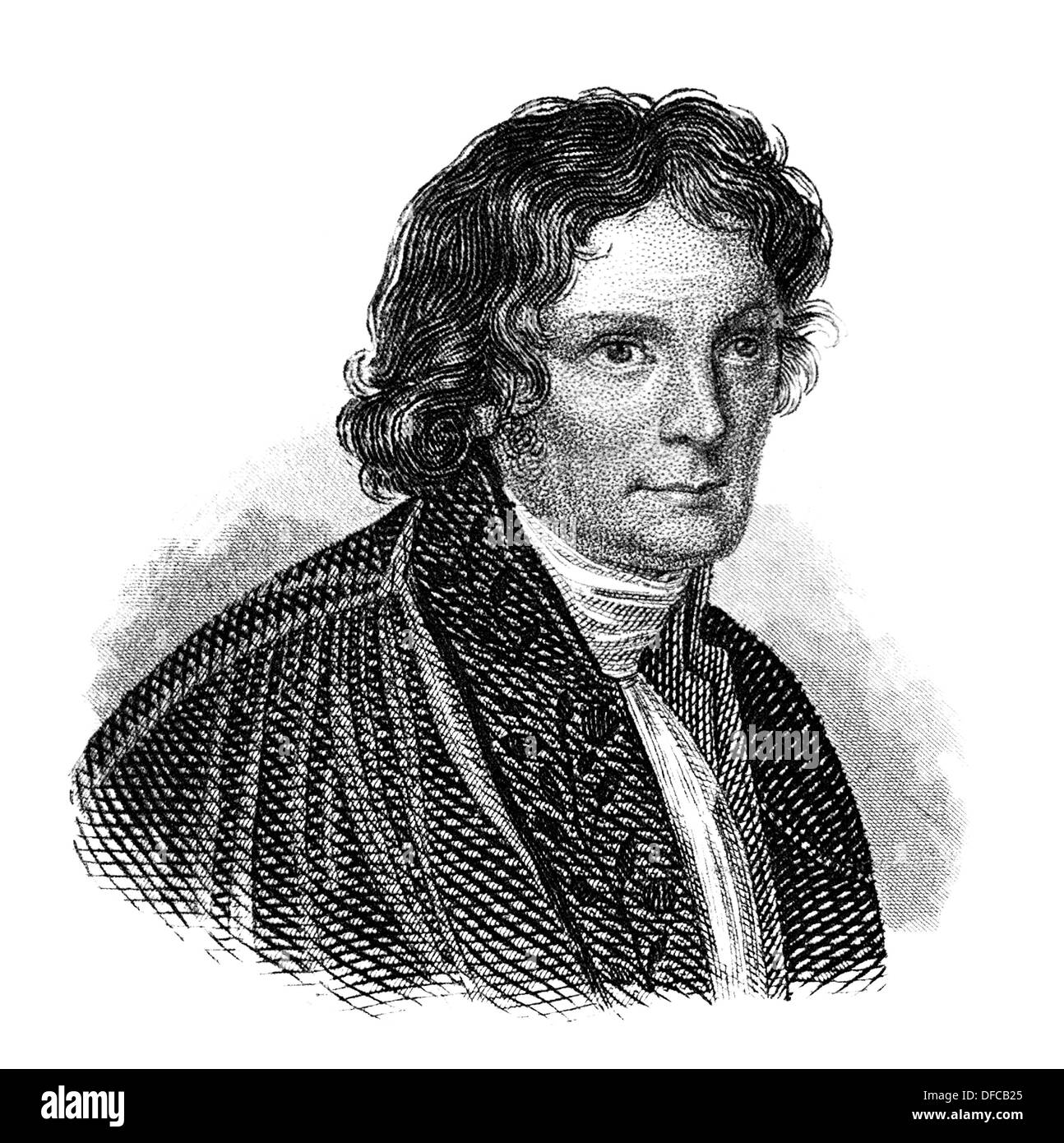 Ritratto di von Bertel Thorvaldsen, 1770 - 1844, uno scultore danese Foto Stock