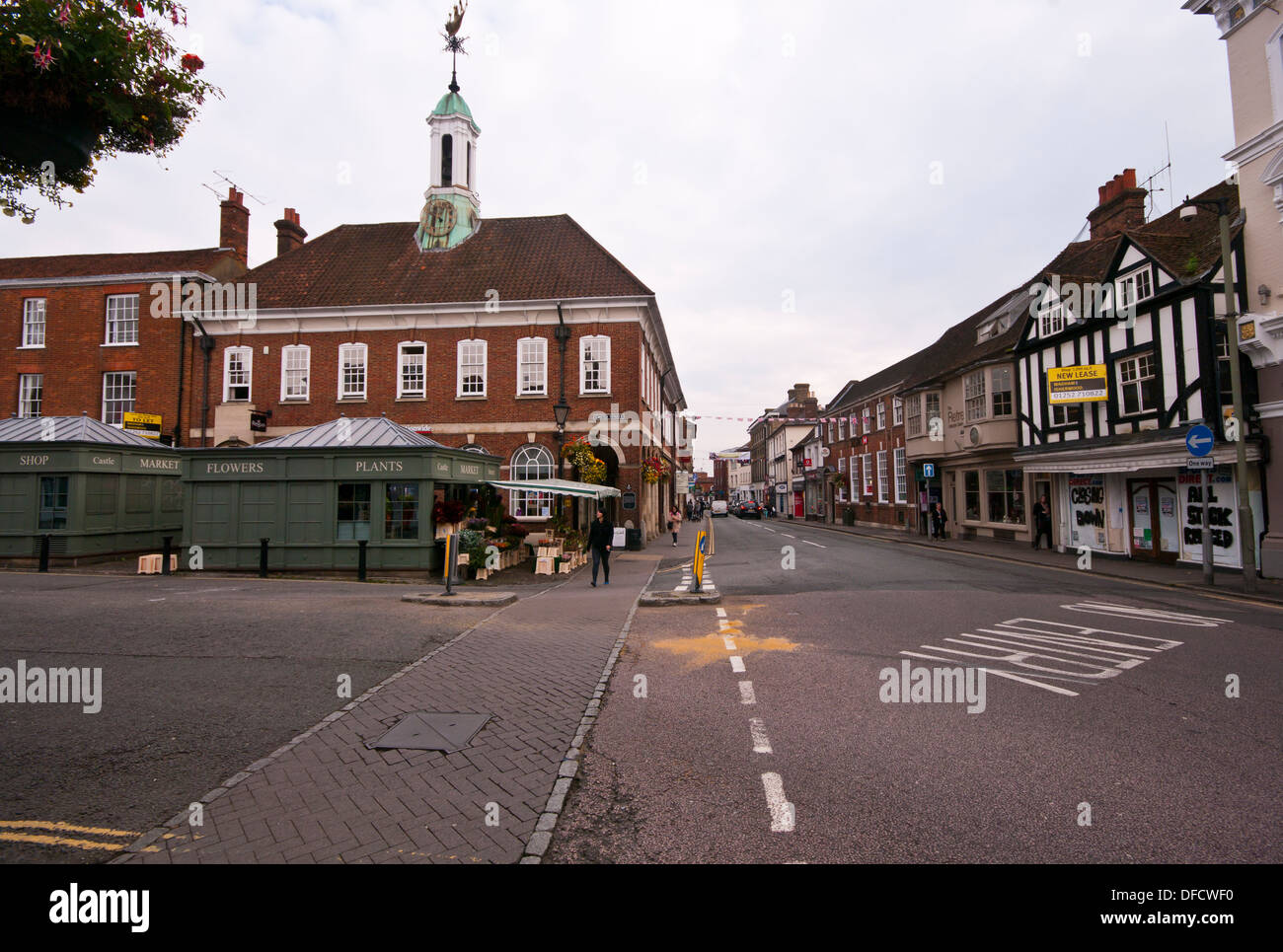 Farnham Centro Città Surrey in Inghilterra REGNO UNITO Foto Stock