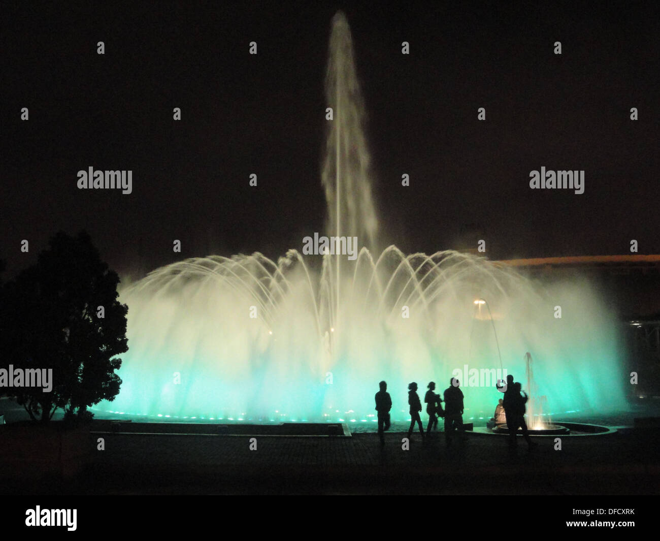 Parque de la Reserva, Circuito Magico de la Agua, Lima Peru Foto Stock