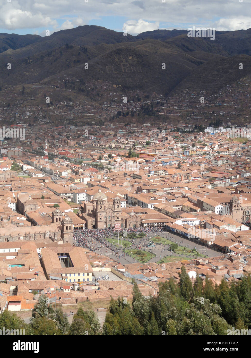 Plaza de Armas, Cuzco, Perù Foto Stock