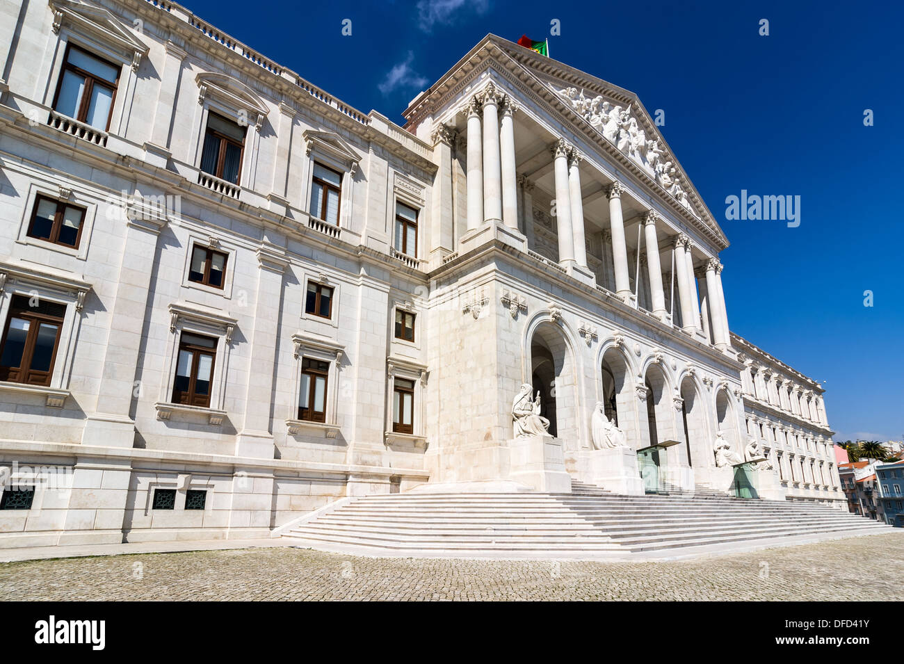 Assemblea della Repubblica è il parlamento portoghese. Lisbona, Portogallo Foto Stock