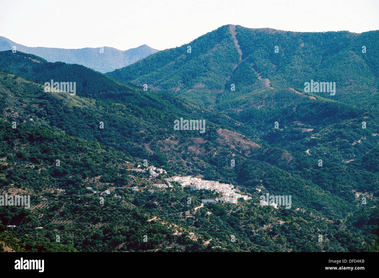 White pueblos in andalusia Foto Stock