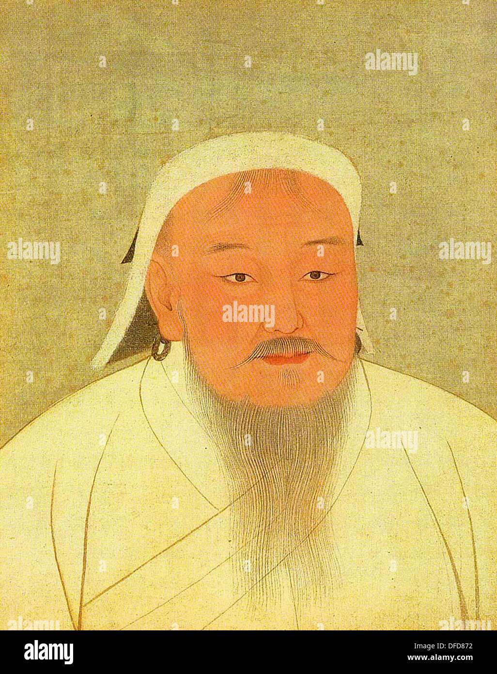 Gengis Khan fondatore dell'Impero Mongolo Foto Stock