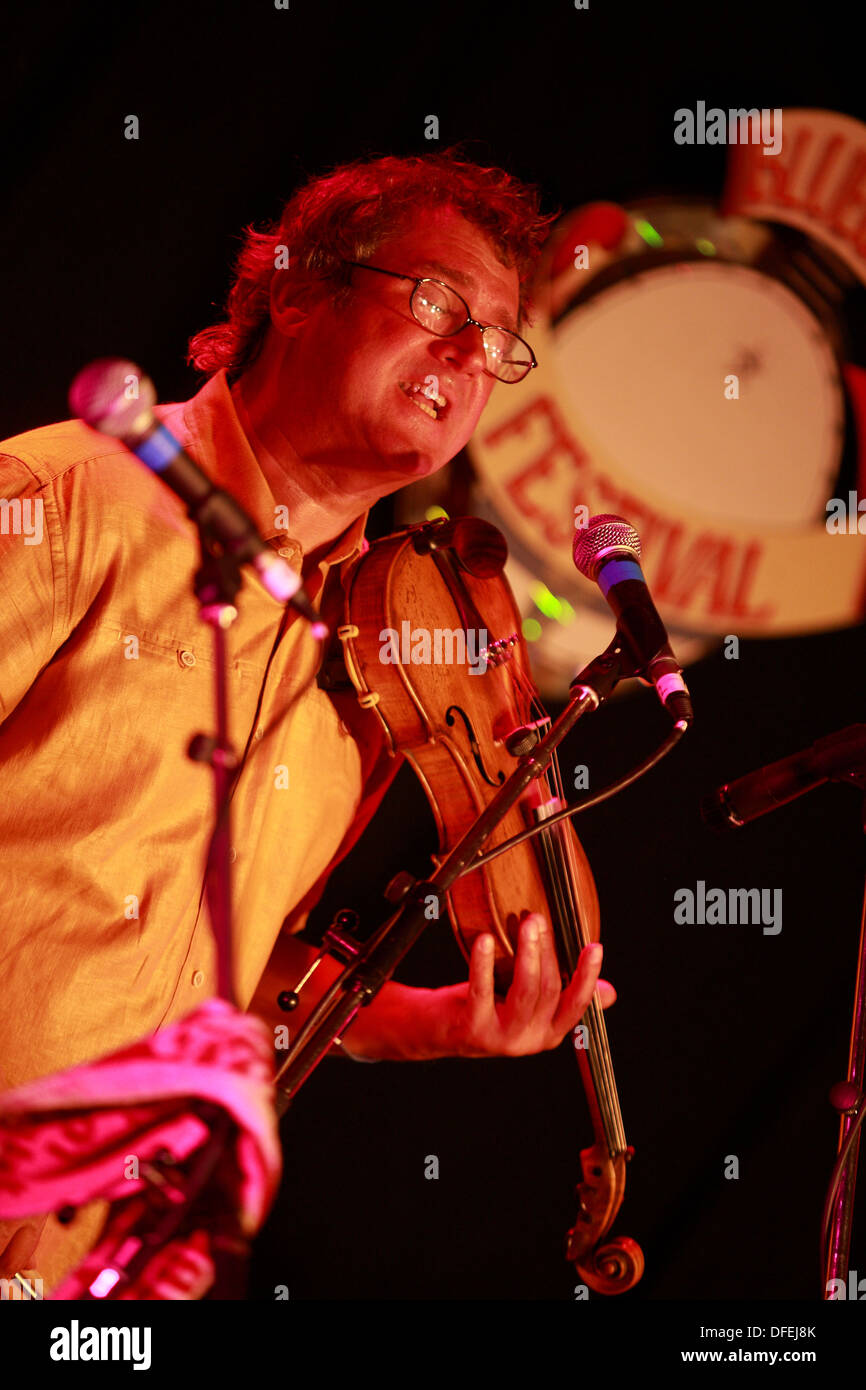 Azione dal Didmarton Bluegrass Festival 2013 Foto Stock