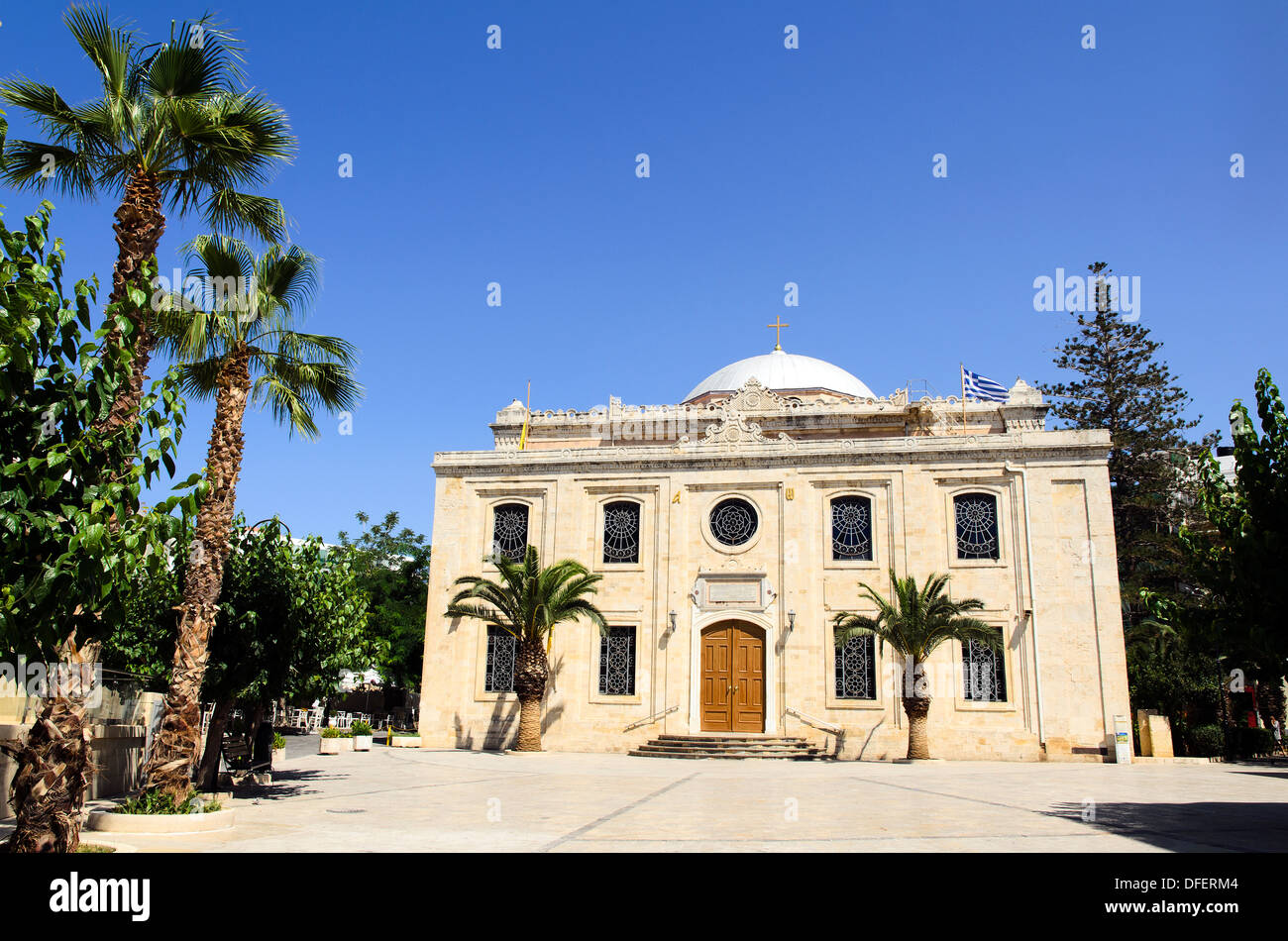 Chiesa di Aghios Titos in Heraklion - Crete, Grecia Foto Stock