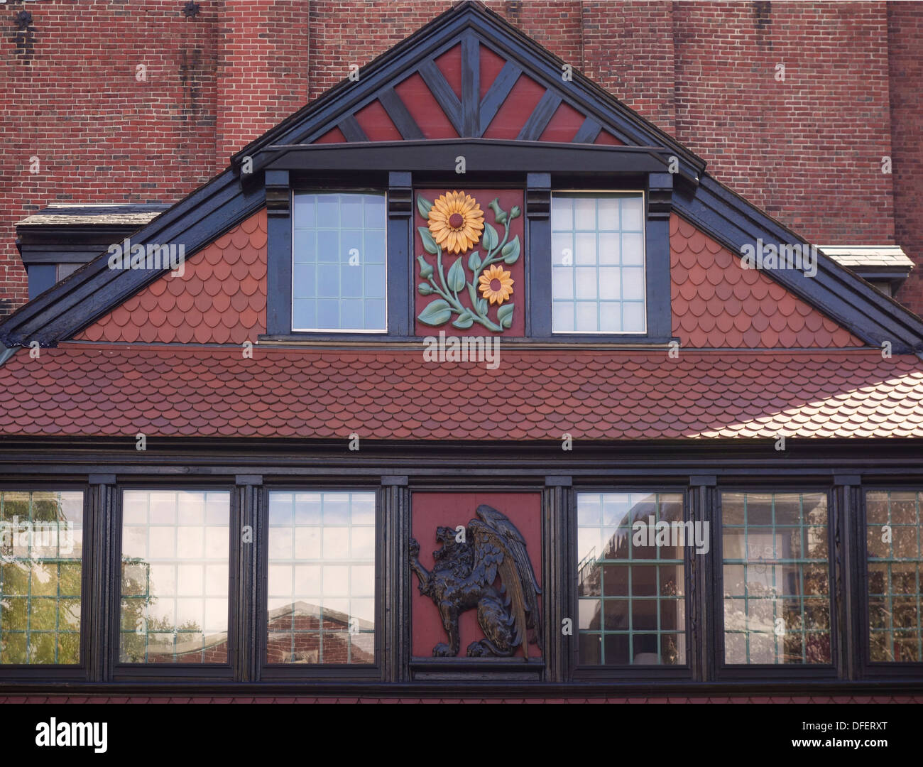 Beacon Hill Boston MA Foto Stock