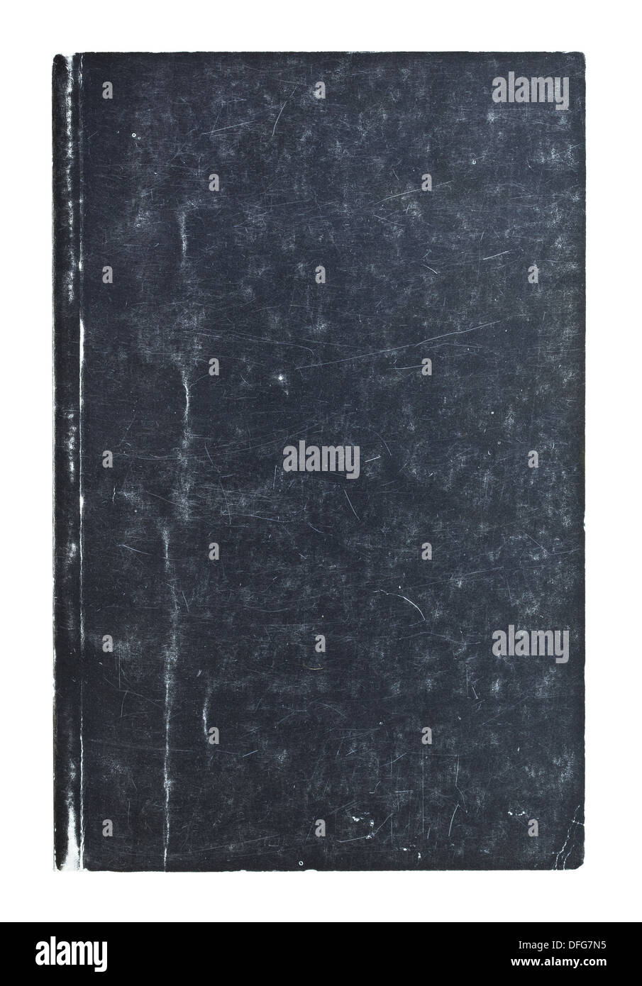 Vecchia vuota per la copertina del libro, isolata. Foto Stock