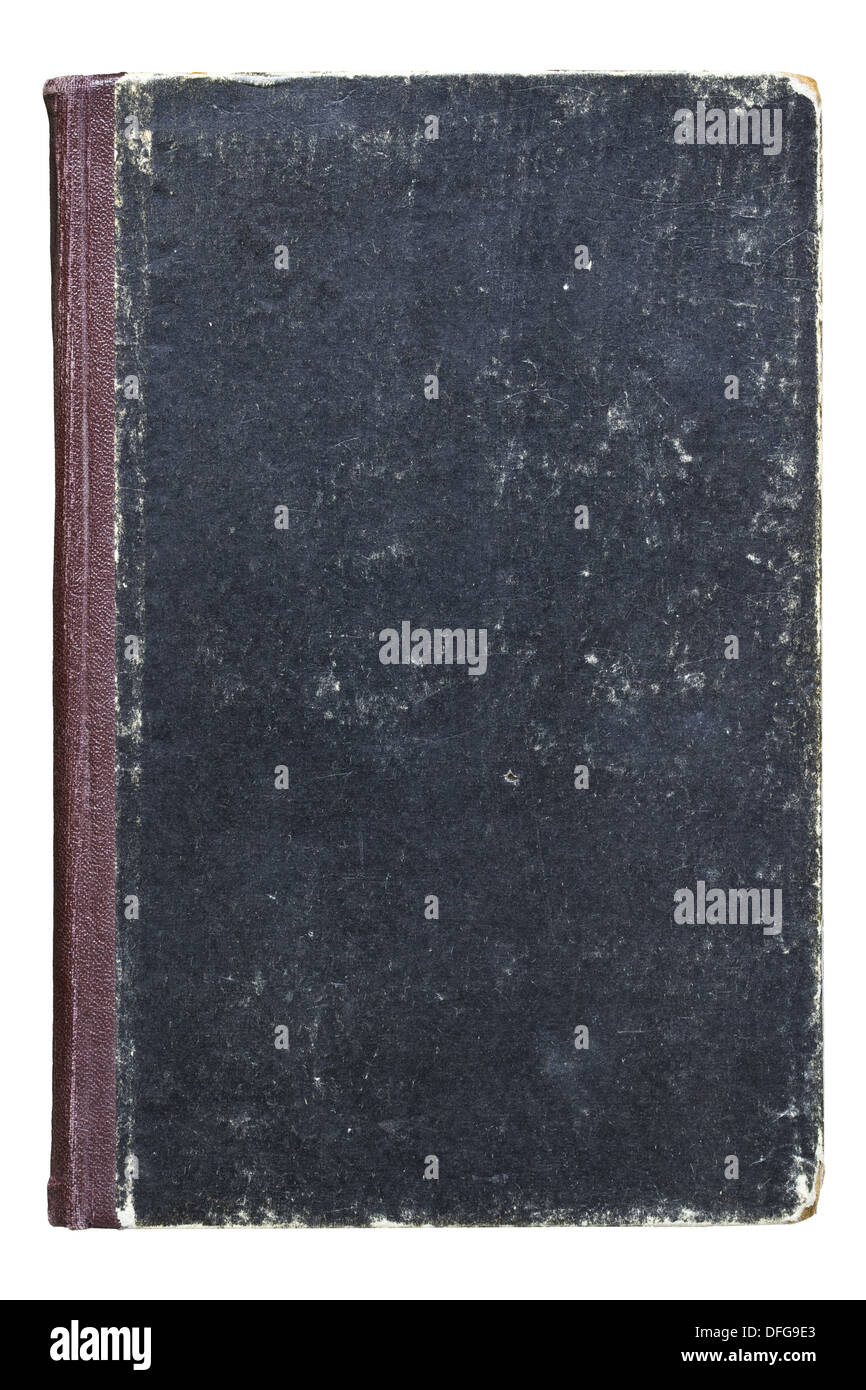 Vecchia vuota per la copertina del libro, isolata. Foto Stock