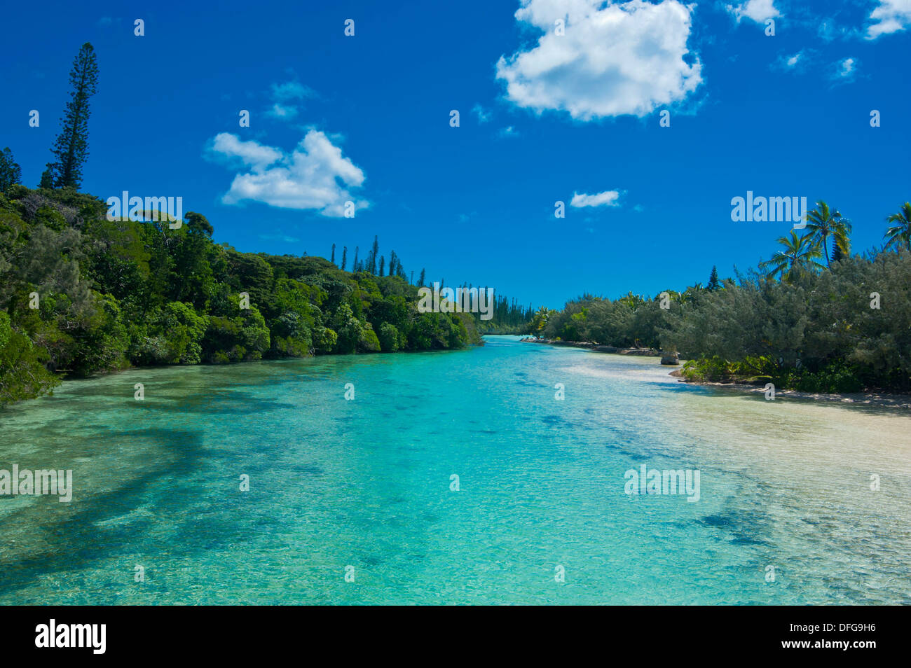 Baia de Oro, Île des Pins, Nuova Caledonia, Francia Foto Stock