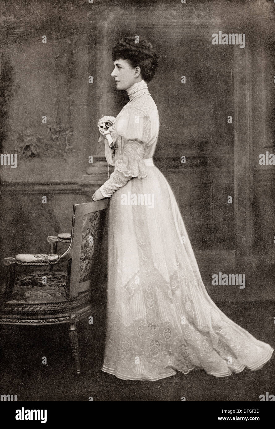 Alexandra della Danimarca, 1844 - 1925. La regina del Regno Unito e Imperatrice dell India come la moglie di King-Emperor Edward VII. Foto Stock