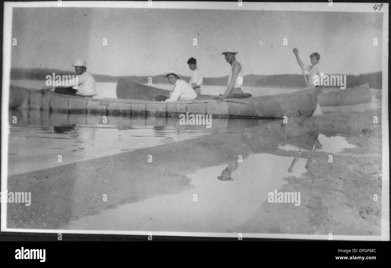 Il presidente Franklin D. Roosevelt è fotografato a Campobello Island, il suo ritiro estivo in Canada, dove ha trascorso del tempo durante la sua presidenza. Foto Stock