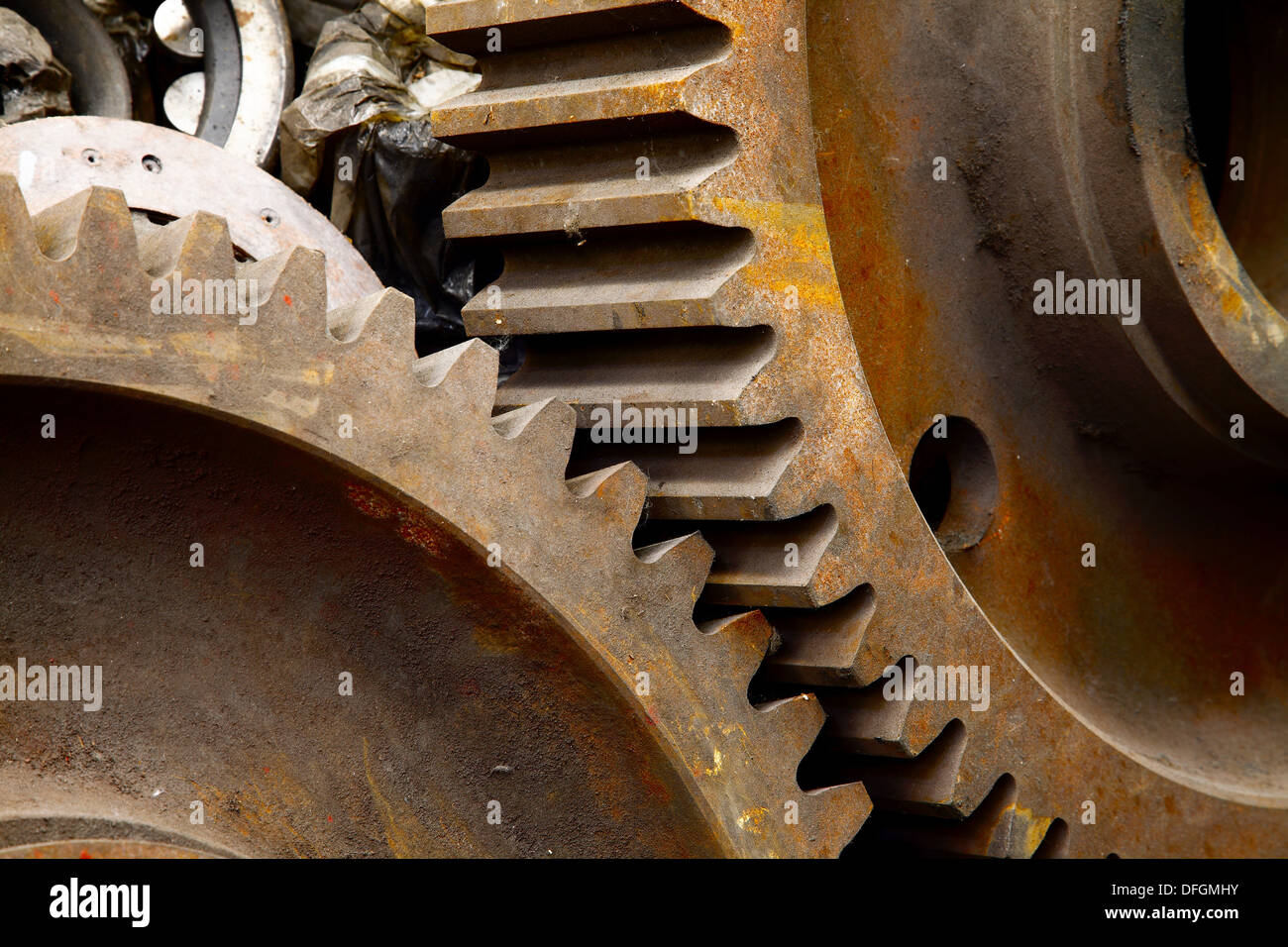 Ruote dentate Foto Stock