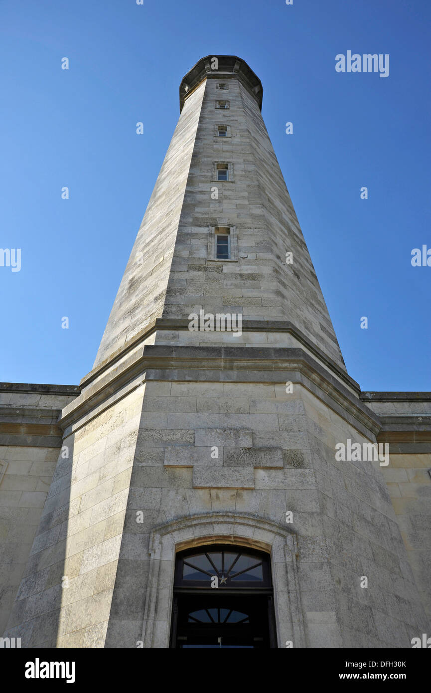 Phare des Baleines faro sulla Ile de Re Francia Foto Stock