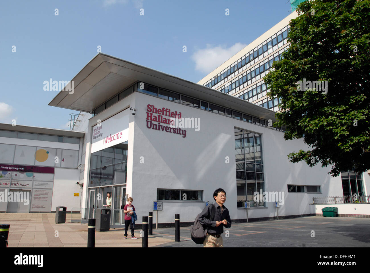 Sheffield Hallam University nel centro di Sheffield, Yorkshire Regno Unito Foto Stock