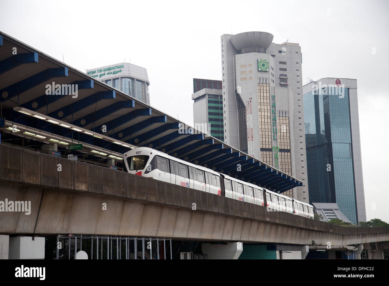 Kuala Lumpur alla metropolitana Foto Stock