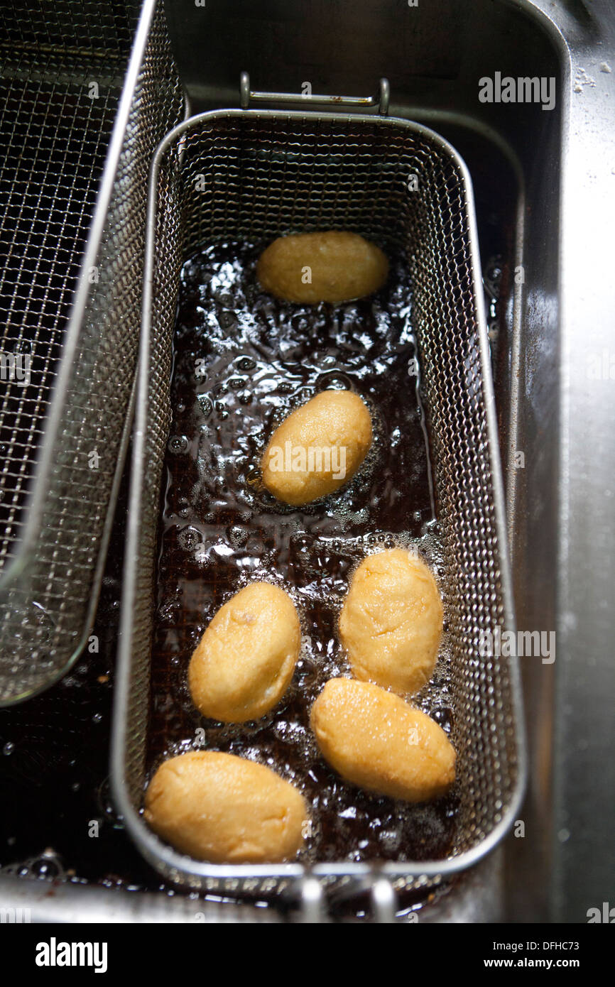 crocchette di Foto Stock