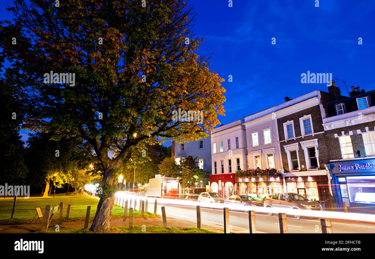 Wandsworth comune alla notte London REGNO UNITO Foto Stock