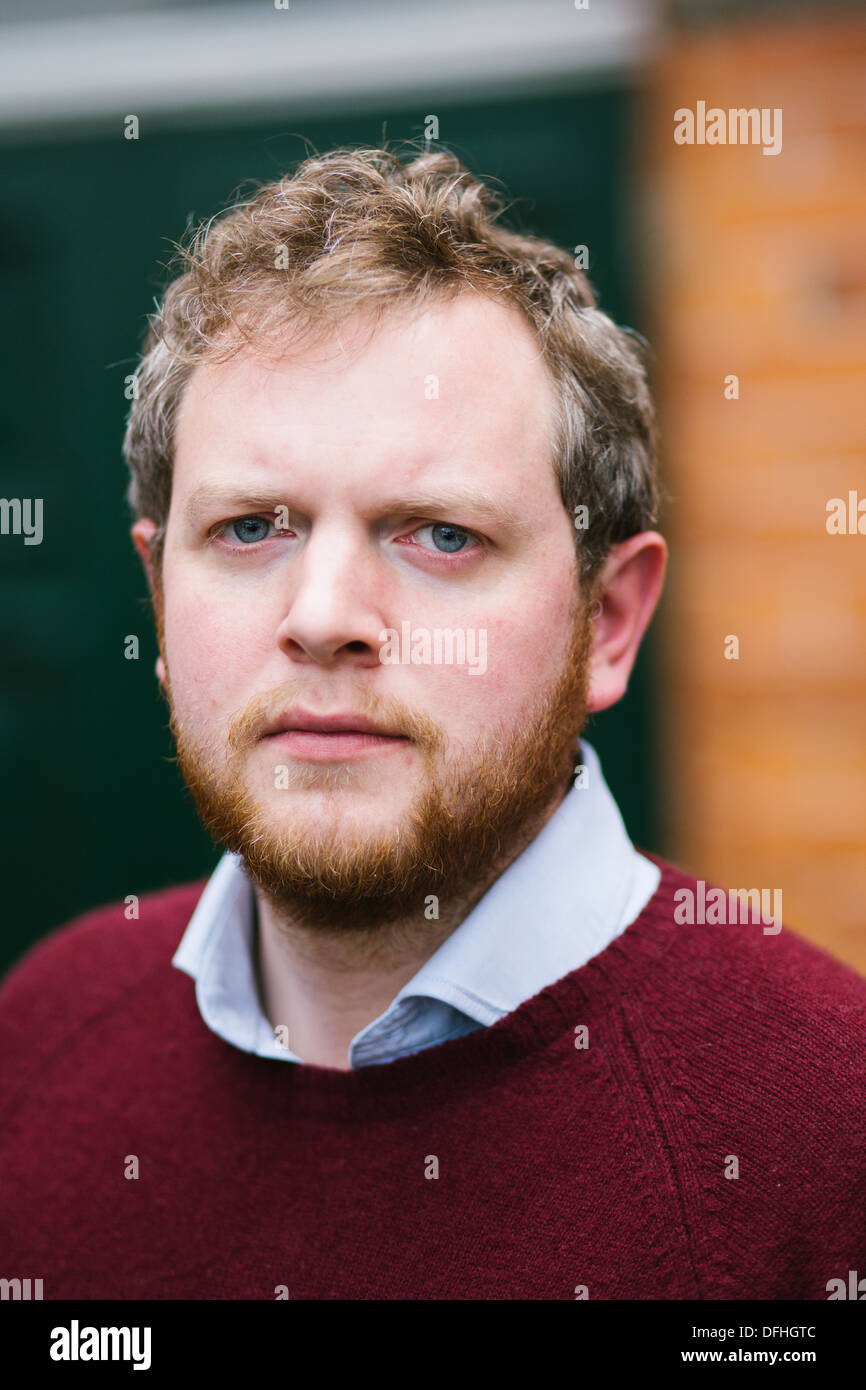 Miles Jupp è un inglese un comico e attore Foto Stock