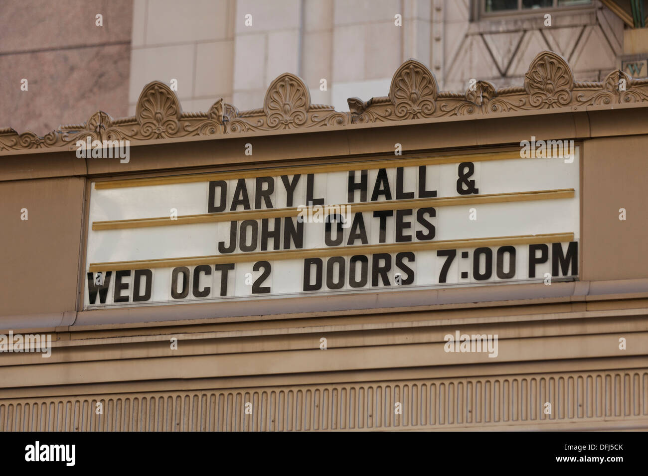 Hall & Oates sul teatro tendone Foto Stock