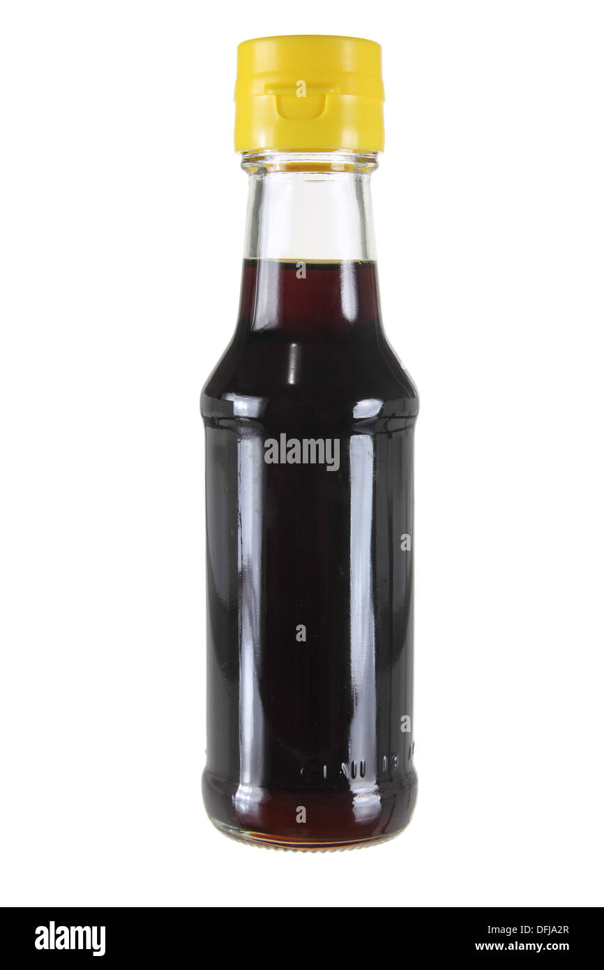 Bottiglia di Olio di sesamo Foto Stock