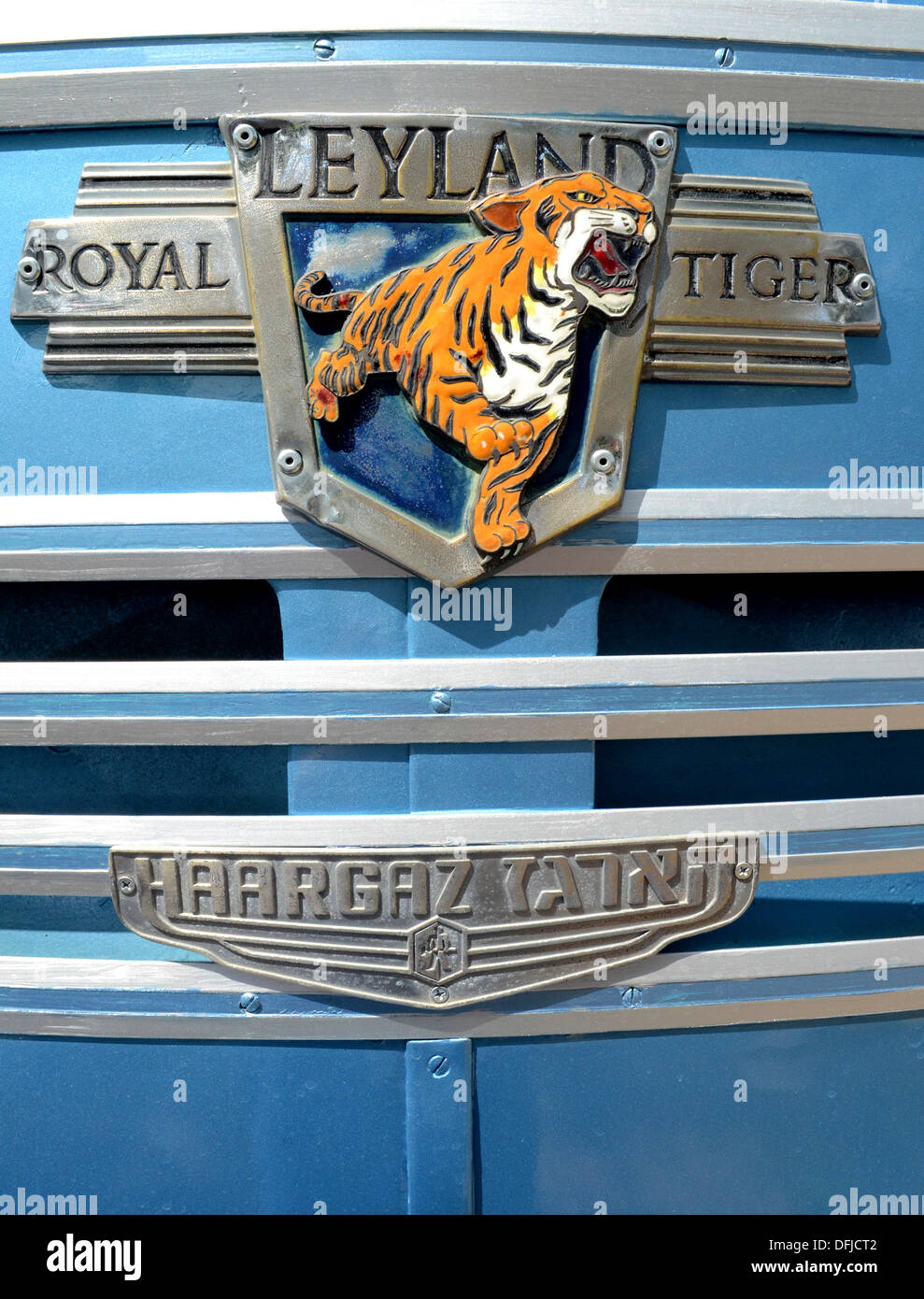 Leyland tiger, Classico logo auto Foto Stock