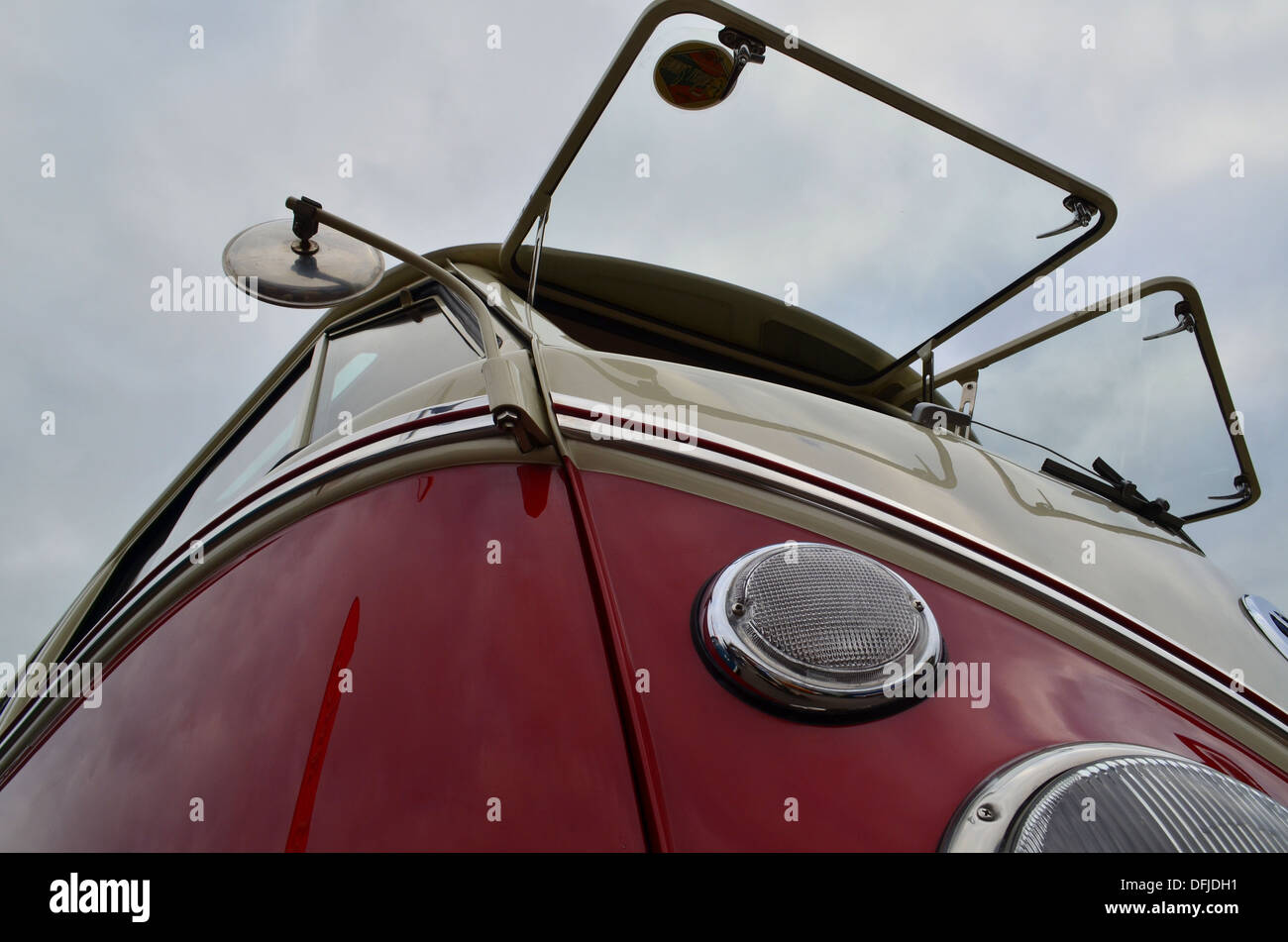 VW split screen camper. Foto Stock