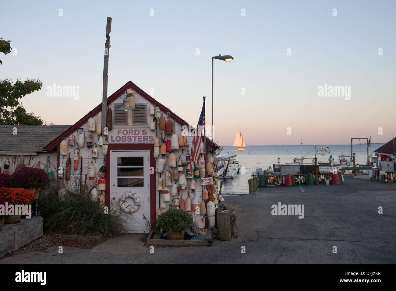 Ford Seafood Shack Ristorante in Noank, Connecticut, CT Foto Stock