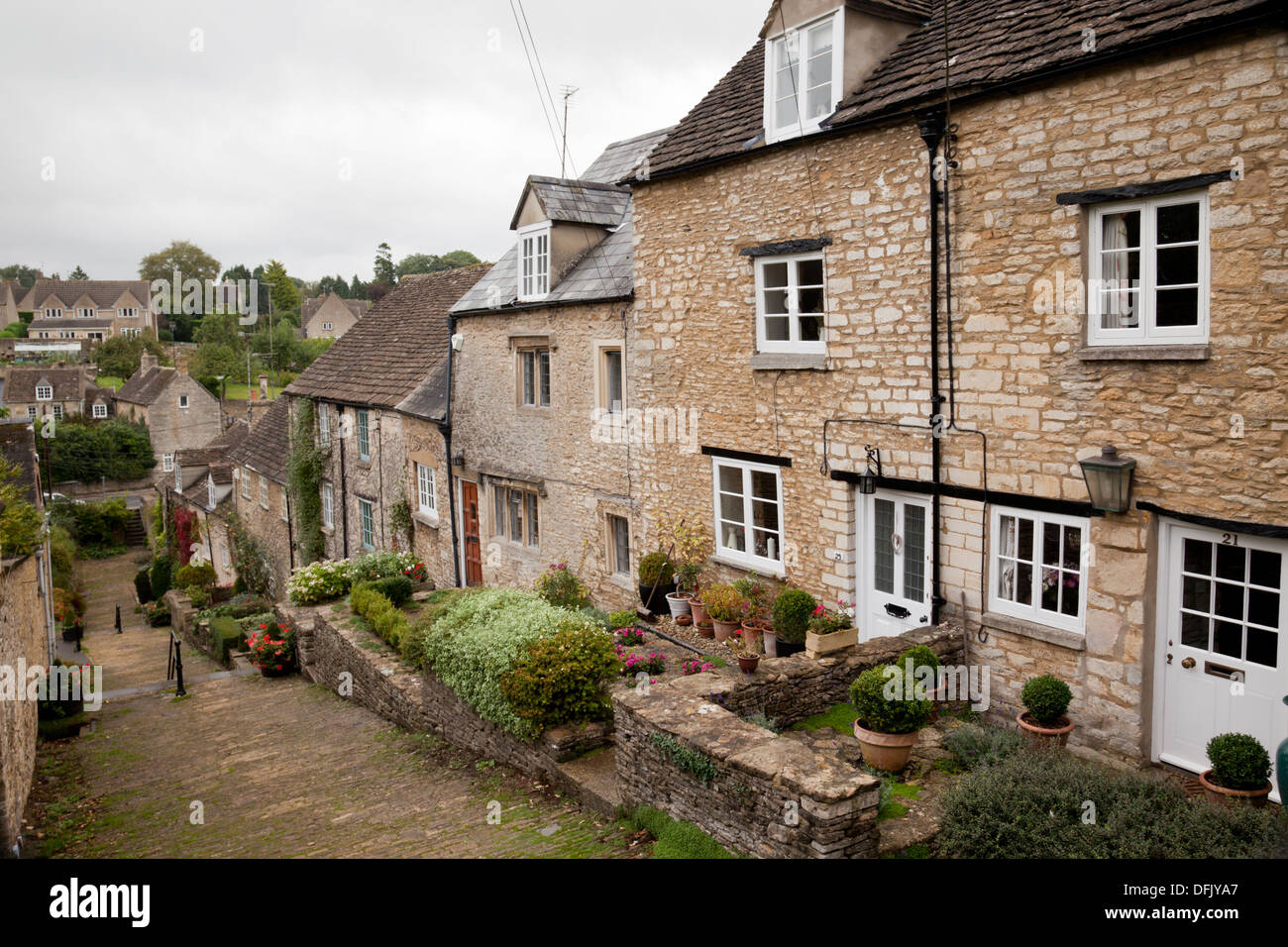 Scalpellatori a Tetbury, Cotswolds, Gloucestershire, Inghilterra, Regno Unito Foto Stock