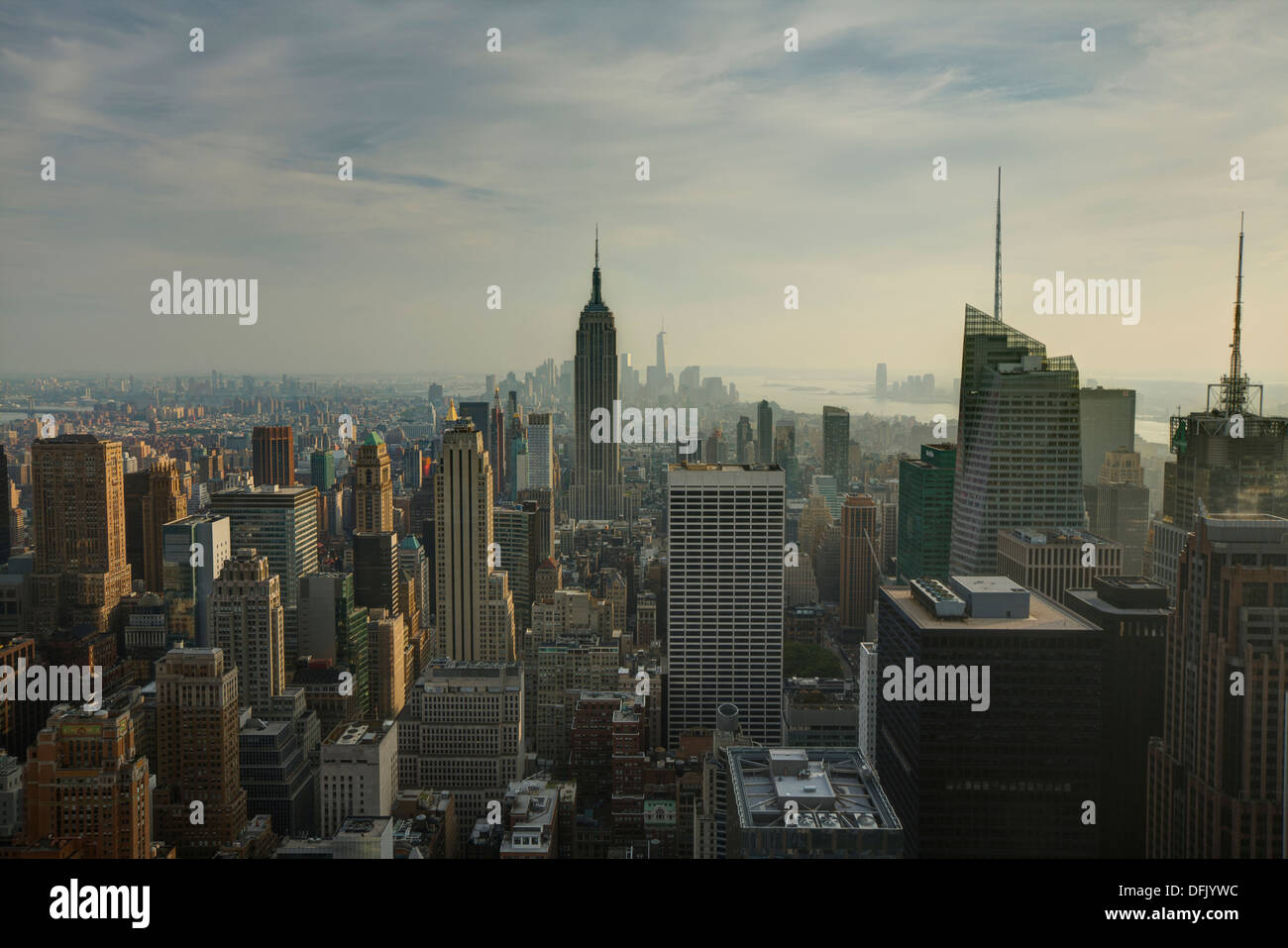 Vista aerea di Empire State Building (New York City) Foto Stock
