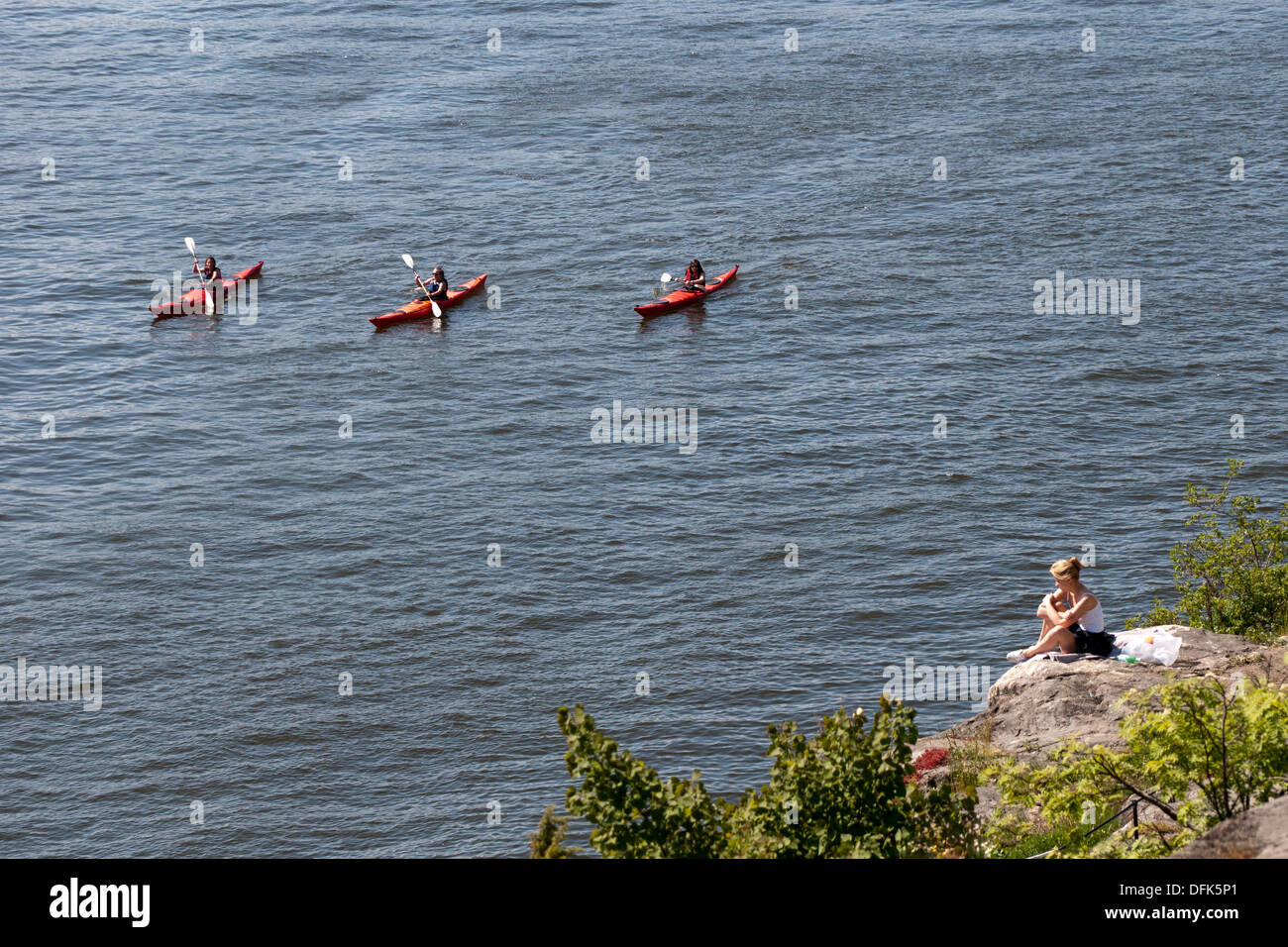 Kajak Stoccolma Foto Stock