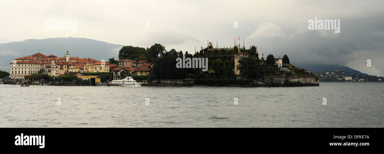 L'isola bella sul lago Maggiore, Italia Foto Stock