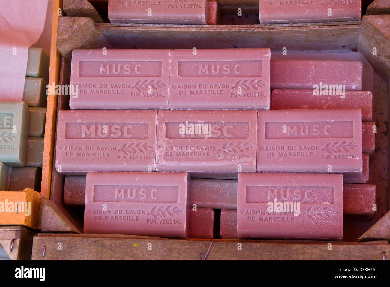 Maison du Il Savon de Marseille musica soap Foto Stock