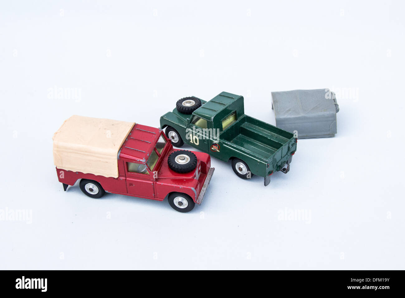 Land Rover corgi toys Foto Stock