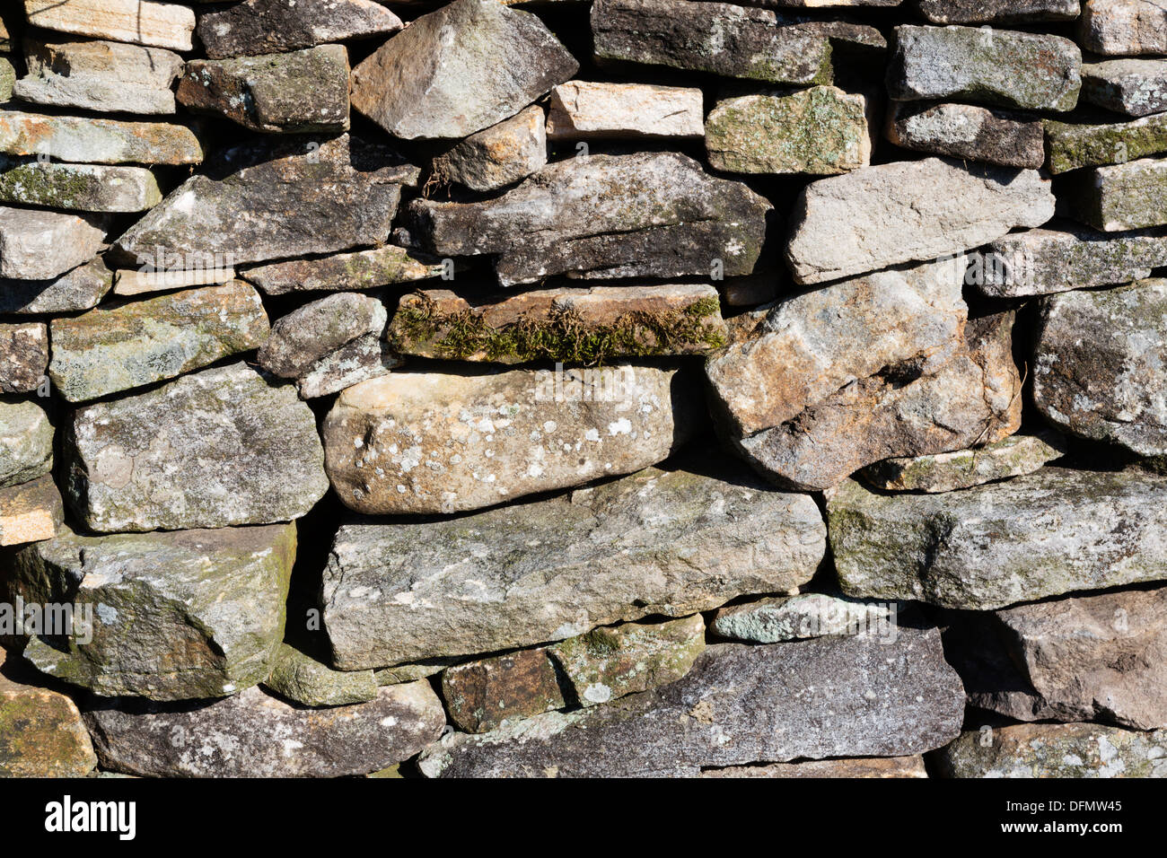 Parete stalattite dettaglio, Yorkshire Dales. Foto Stock